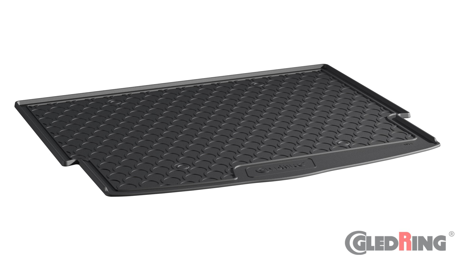 Original Gledring Premium Gummi Kofferraummatte - NISSAN X-Trail (Oben mit Reserverad) 2021->